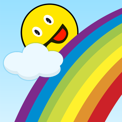 Mobile app Studying the colors of the rainbow for children